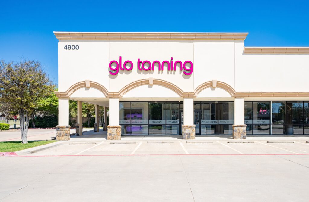 Glo Tanning Wylie storefront.