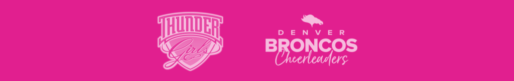 Denver broncos and thunder girls logo.