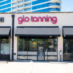 Glo Tanning storefront at Uptown Dallas.